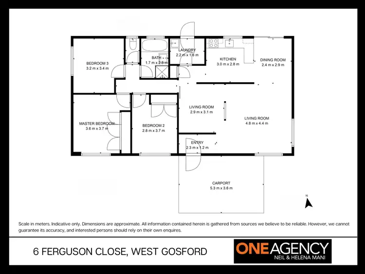 Floorplan of Homely house listing, 6 Ferguson Close, West Gosford NSW 2250