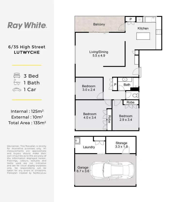 Floorplan of Homely apartment listing, 6/35 High Street, Lutwyche QLD 4030