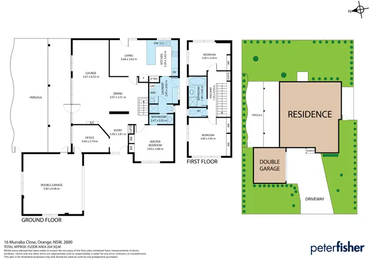 Floorplan of Homely house listing, 16 Murraba Close, Orange NSW 2800