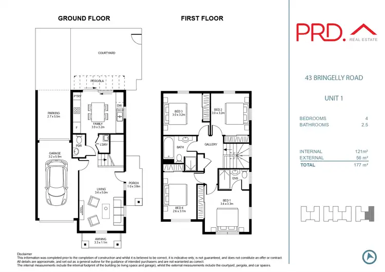 Floorplan of Homely townhouse listing, 43 Bringelly Road, Kingswood NSW 2747