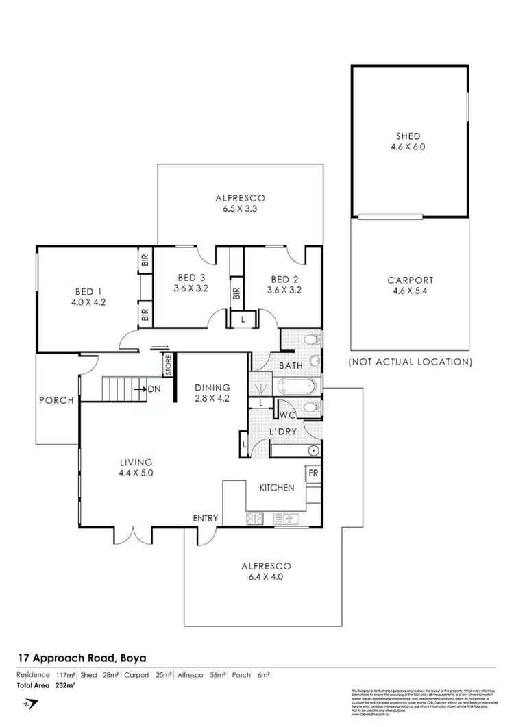 Floorplan of Homely house listing, 17 Approach Road, Boya WA 6056