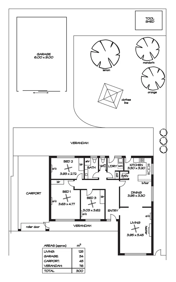 Floorplan of Homely house listing, 8 Shakespeare Way, Modbury Heights SA 5092
