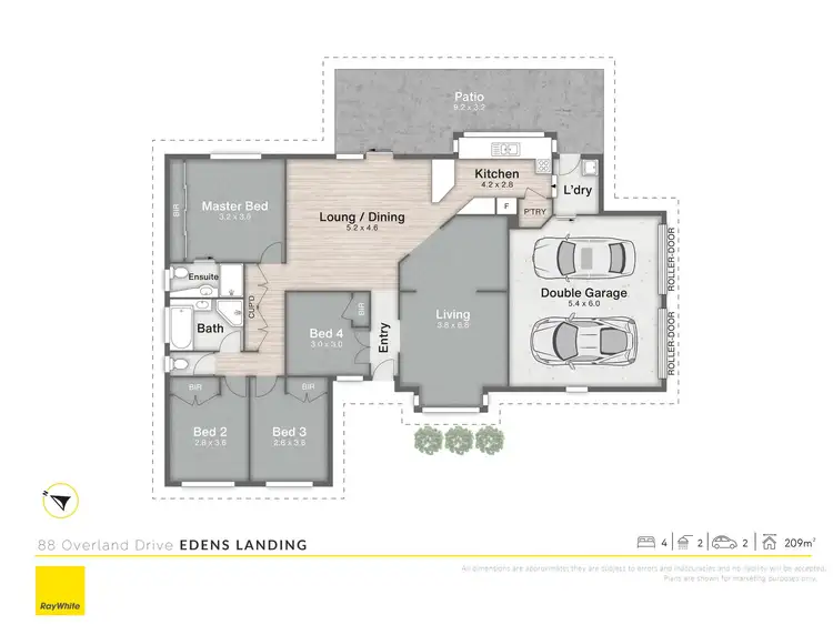 Floorplan of Homely house listing, 88 Overland Drive, Edens Landing QLD 4207