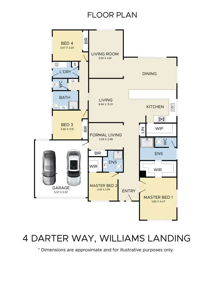 Floorplan of Homely house listing, 4 Darter Way, Williams Landing VIC 3027