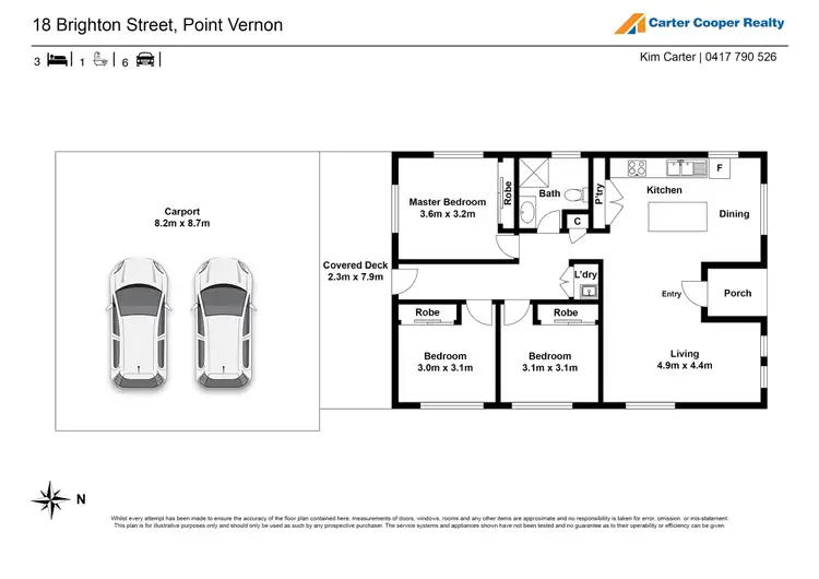 Floorplan of Homely house listing, 18 Brighton Street, Point Vernon QLD 4655