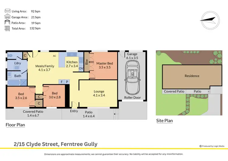 Floorplan of Homely unit listing, 2/15 Clyde Street, Ferntree Gully VIC 3156