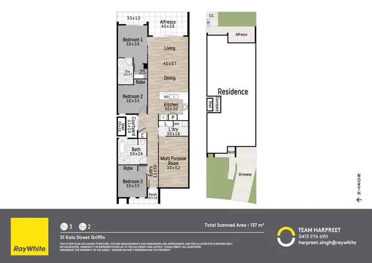 Floorplan of Homely house listing, 31 Kalu Street, Griffin QLD 4503