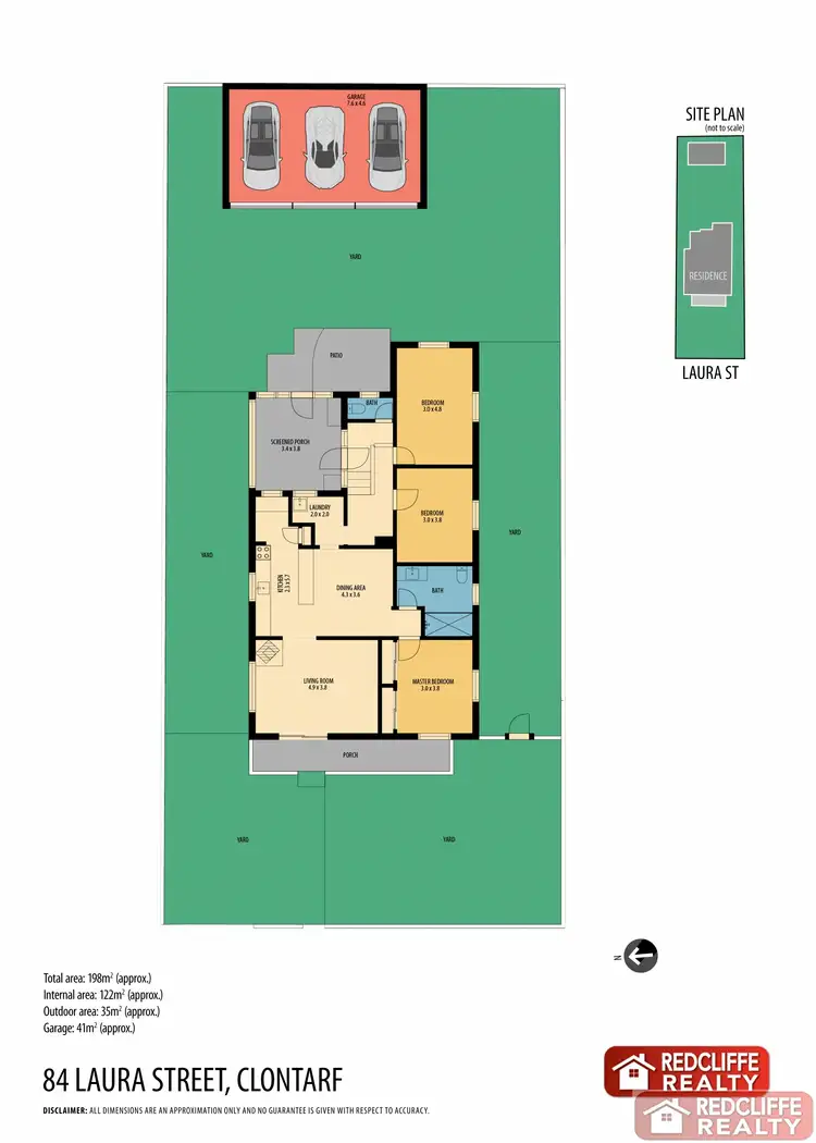 Floorplan of Homely house listing, 84 Laura Street, Clontarf QLD 4019