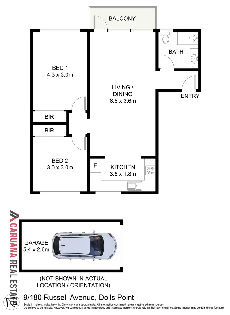 Floorplan of Homely unit listing, 9/180 Russell Avenue, Dolls Point NSW 2219