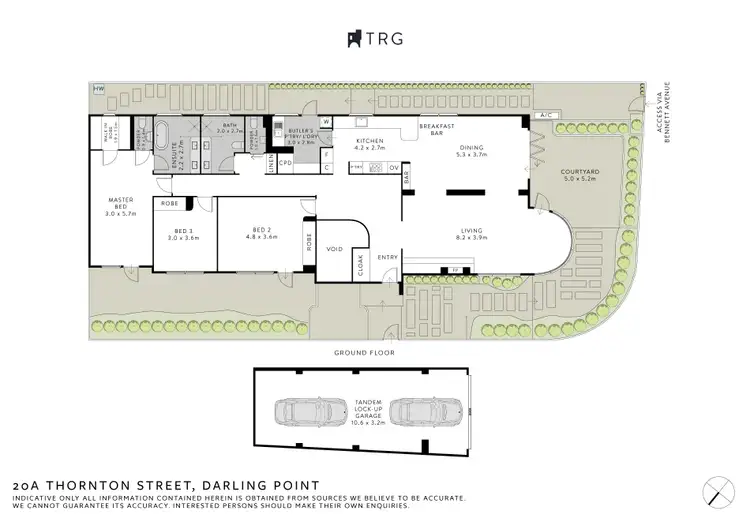 Floorplan of Homely house listing, 20A Thornton Street, Darling Point NSW 2027