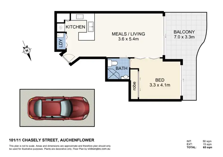 Floorplan of Homely apartment listing, 101/11 Chasely Street, Auchenflower QLD 4066