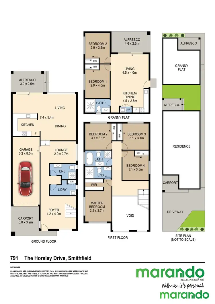 Floorplan of Homely house listing, 791 & 791A The Horsley Drive, Smithfield NSW 2164