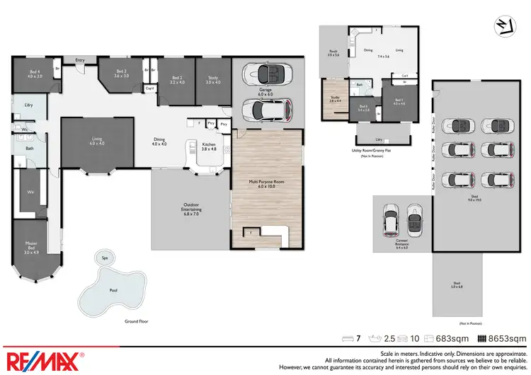 Floorplan of Homely rural property listing, 49-55 Sylvan Road, Park Ridge South QLD 4125