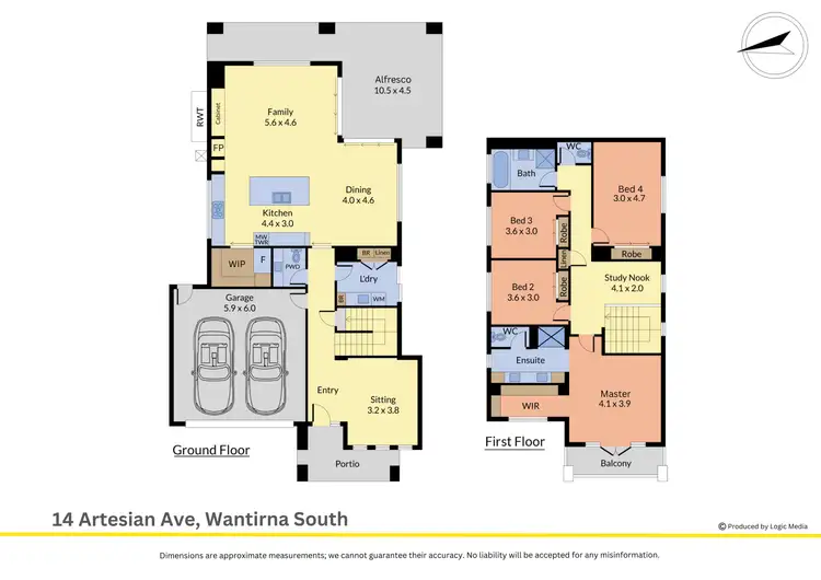 Floorplan of Homely house listing, 14 Artesian Avenue, Wantirna South VIC 3152