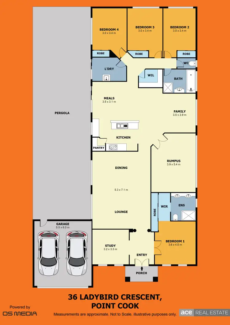 Floorplan of Homely house listing, 36 Ladybird Crescent, Point Cook VIC 3030