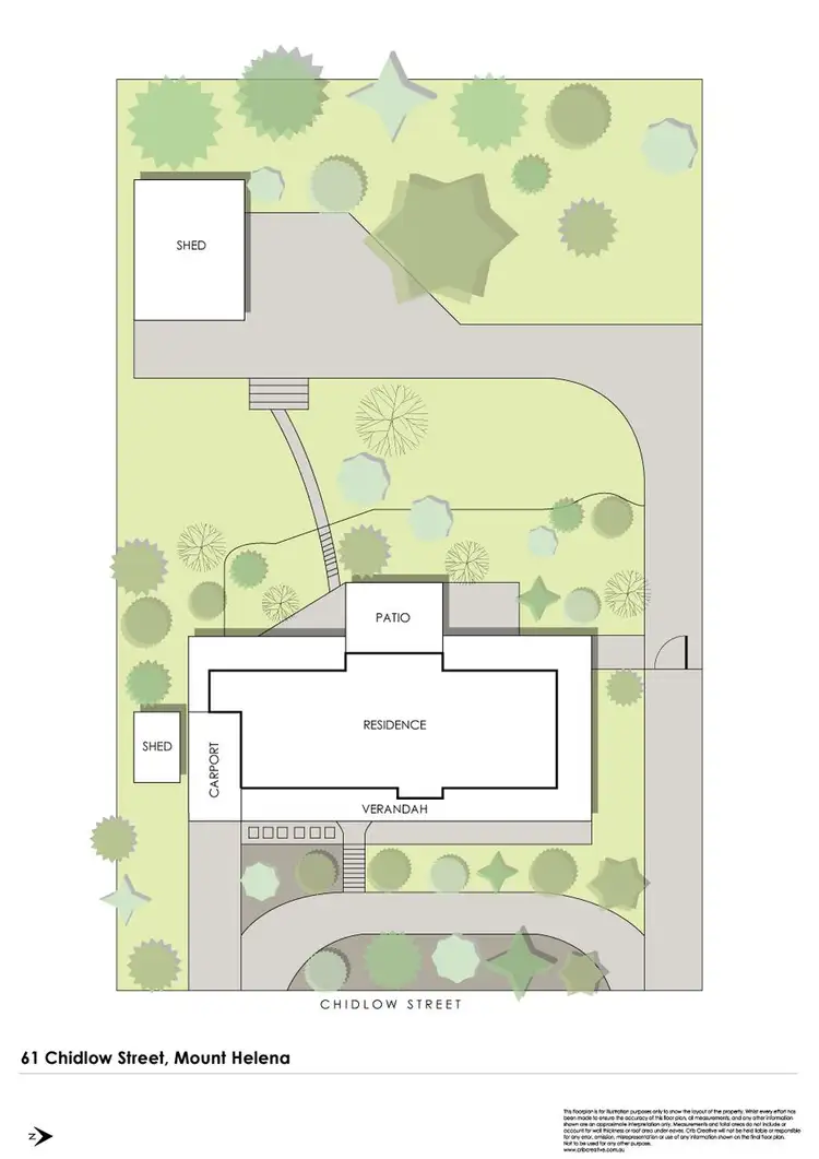 Floorplan of Homely house listing, 61 Chidlow Street, Mount Helena WA 6082