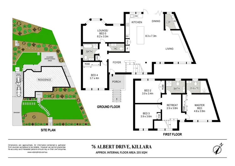 Floorplan of Homely house listing, 76 Albert Drive, Killara NSW 2071