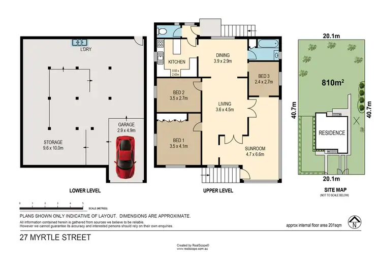 Floorplan of Homely house listing, 27 Myrtle Street, Grange QLD 4051