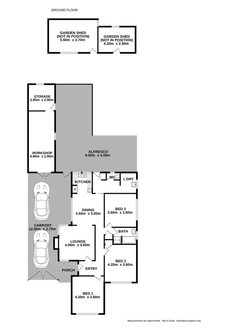Floorplan of Homely house listing, 414 Buckingham Street, North Albury NSW 2640