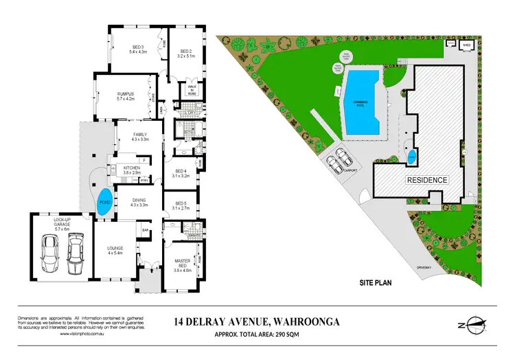 Floorplan of Homely house listing, 14 Delray Avenue, Wahroonga NSW 2076