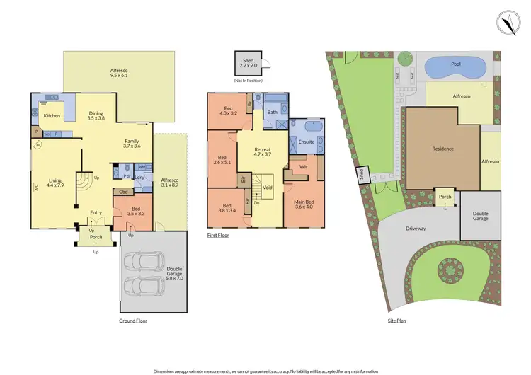 Floorplan of Homely house listing, 10 Minya Court, Rowville VIC 3178