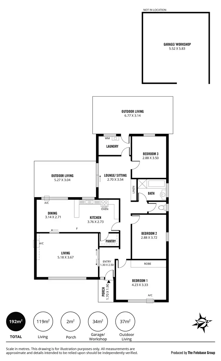 Floorplan of Homely house listing, 64A Sansom Road, Semaphore Park SA 5019