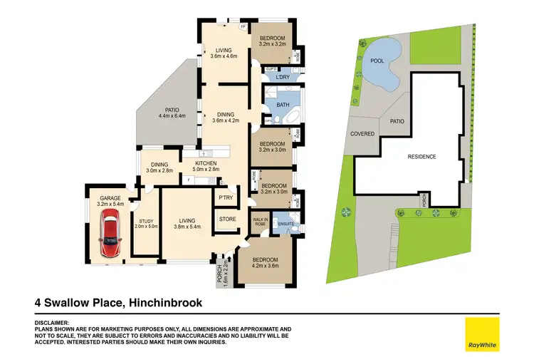 Floorplan of Homely house listing, 4 Swallow Place, Hinchinbrook NSW 2168