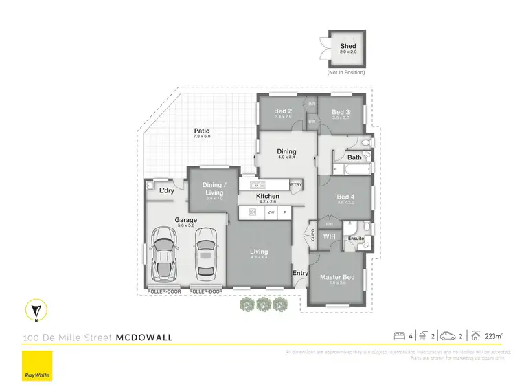 Floorplan of Homely house listing, 100 De Mille Street, Mcdowall QLD 4053