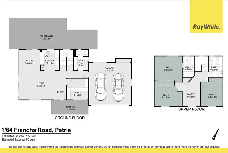 Floorplan of Homely townhouse listing, 1/64 Frenchs Road, Petrie QLD 4502