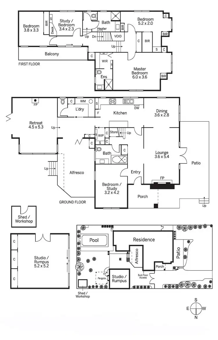 Floorplan of Homely house listing, 5 Hunt Street, Balwyn North VIC 3104