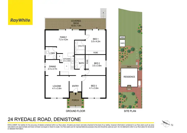 Floorplan of Homely house listing, 24 Ryedale Road, Denistone NSW 2114