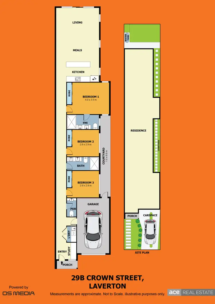Floorplan of Homely house listing, 29B Crown Street, Laverton VIC 3028