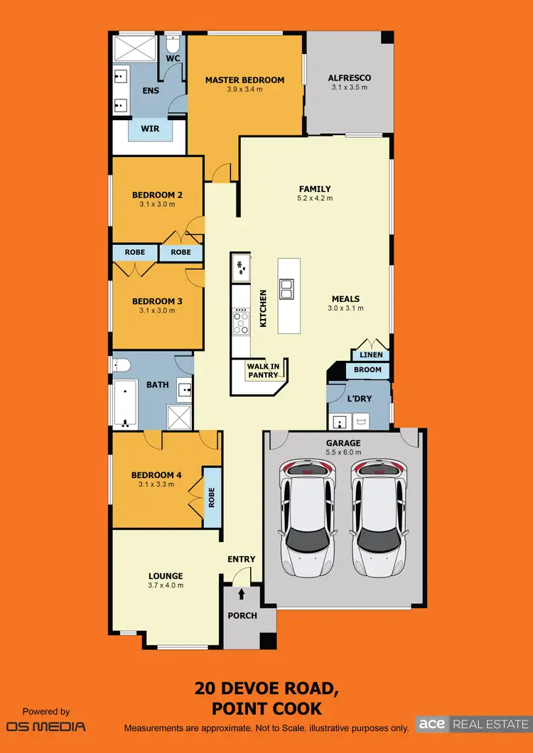 Floorplan of Homely house listing, 20 Devoe Road, Point Cook VIC 3030