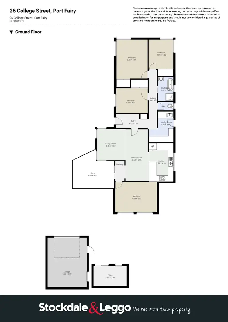 Floorplan of Homely house listing, 26 College Street, Port Fairy VIC 3284