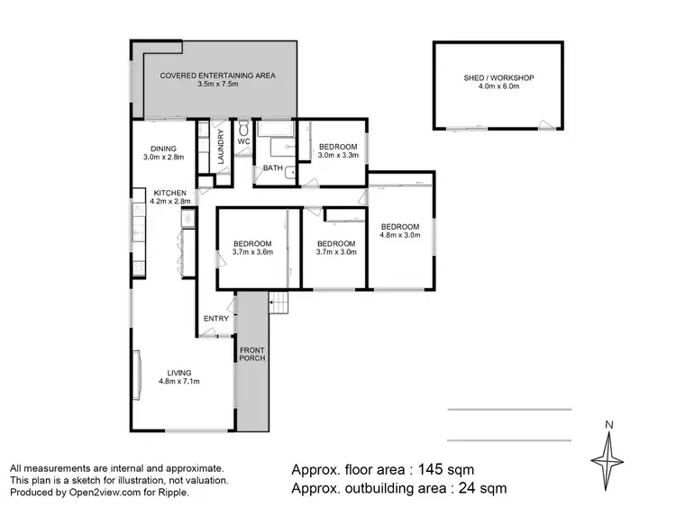 Floorplan of Homely house listing, 41 Shoreline Drive, Howrah TAS 7018