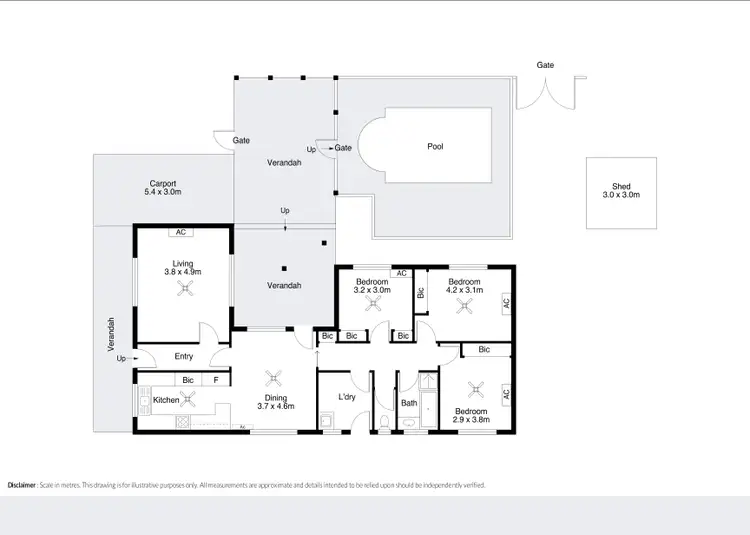 Floorplan of Homely house listing, 13 Walcott Street, Broome WA 6725