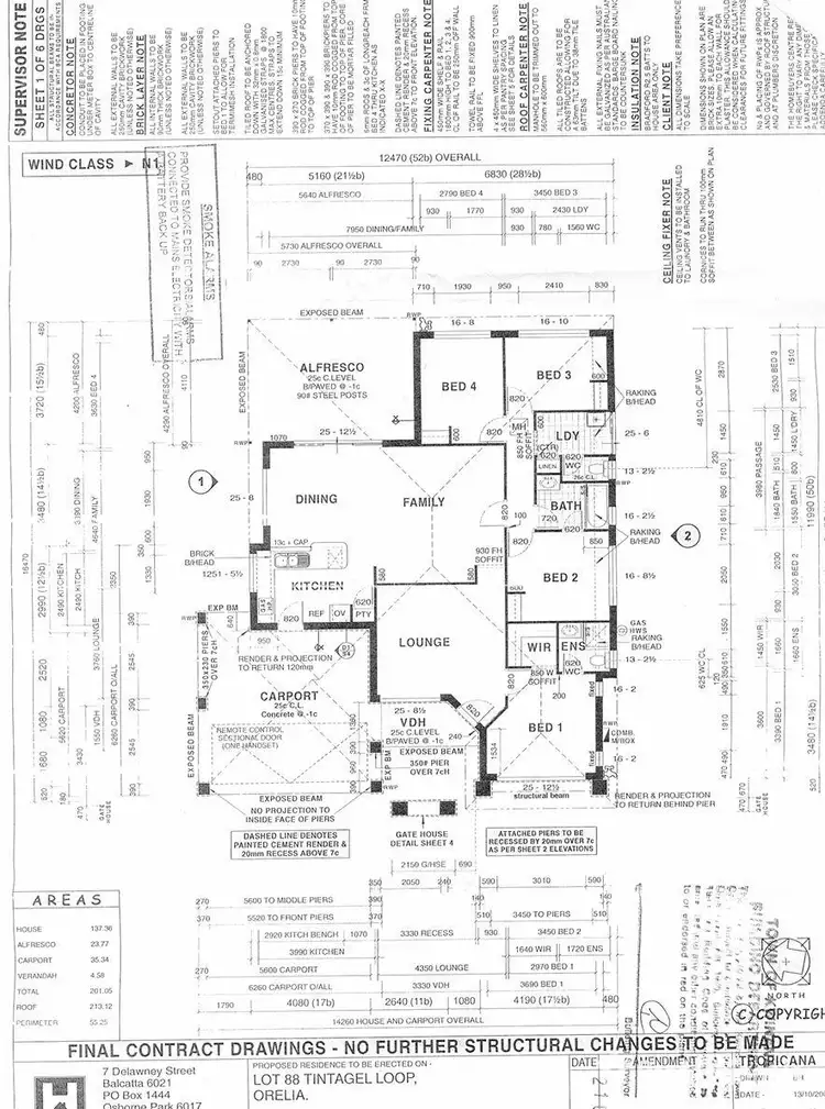 Floorplan of Homely house listing, 18 Tintagel Loop, Orelia WA 6167