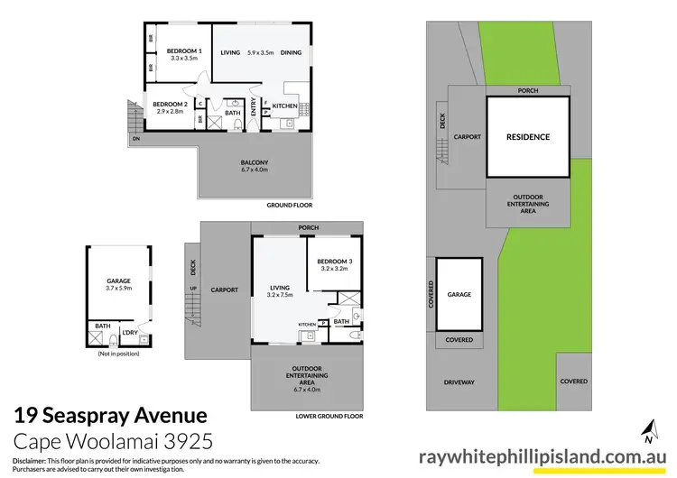 Floorplan of Homely house listing, 19 Seaspray Avenue, Cape Woolamai VIC 3925