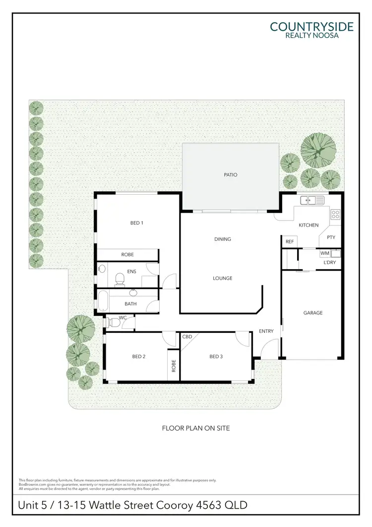 Floorplan of Homely villa listing, 5/13-15 Wattle Street, Cooroy QLD 4563