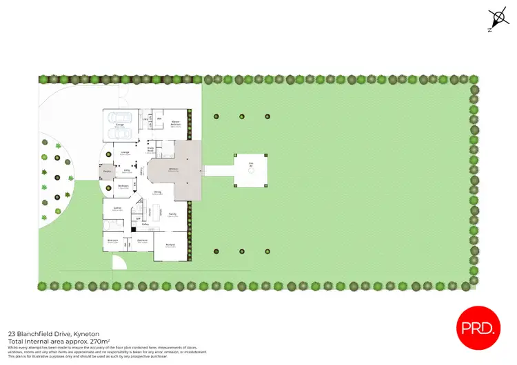 Floorplan of Homely house listing, 25 Blanchfield Drive, Kyneton VIC 3444
