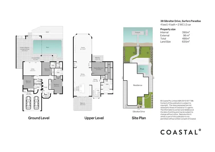 Floorplan of Homely house listing, 38 Gibraltar Drive, Isle of Capri QLD 4217