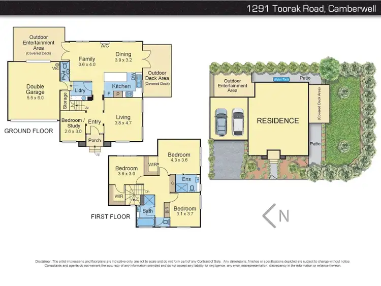 Floorplan of Homely house listing, 1291 Toorak Road, Camberwell VIC 3124