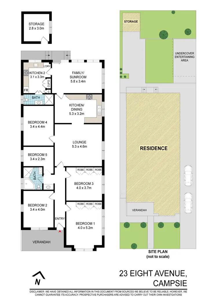 Floorplan of Homely house listing, 23 Eighth Avenue, Campsie NSW 2194
