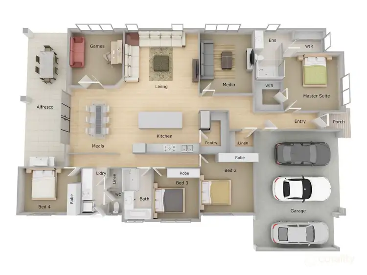 Floorplan of Homely house listing, 7 Ochre Street, Eglinton WA 6034