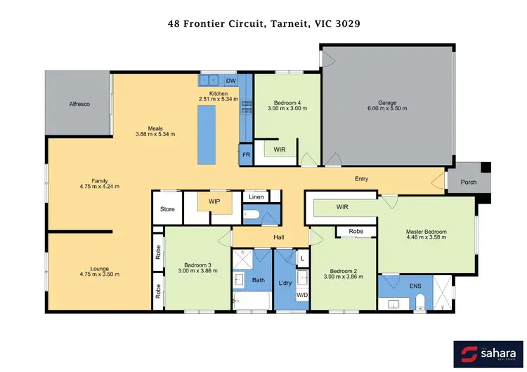 Floorplan of Homely house listing, 48 Frontier Circuit, Tarneit VIC 3029