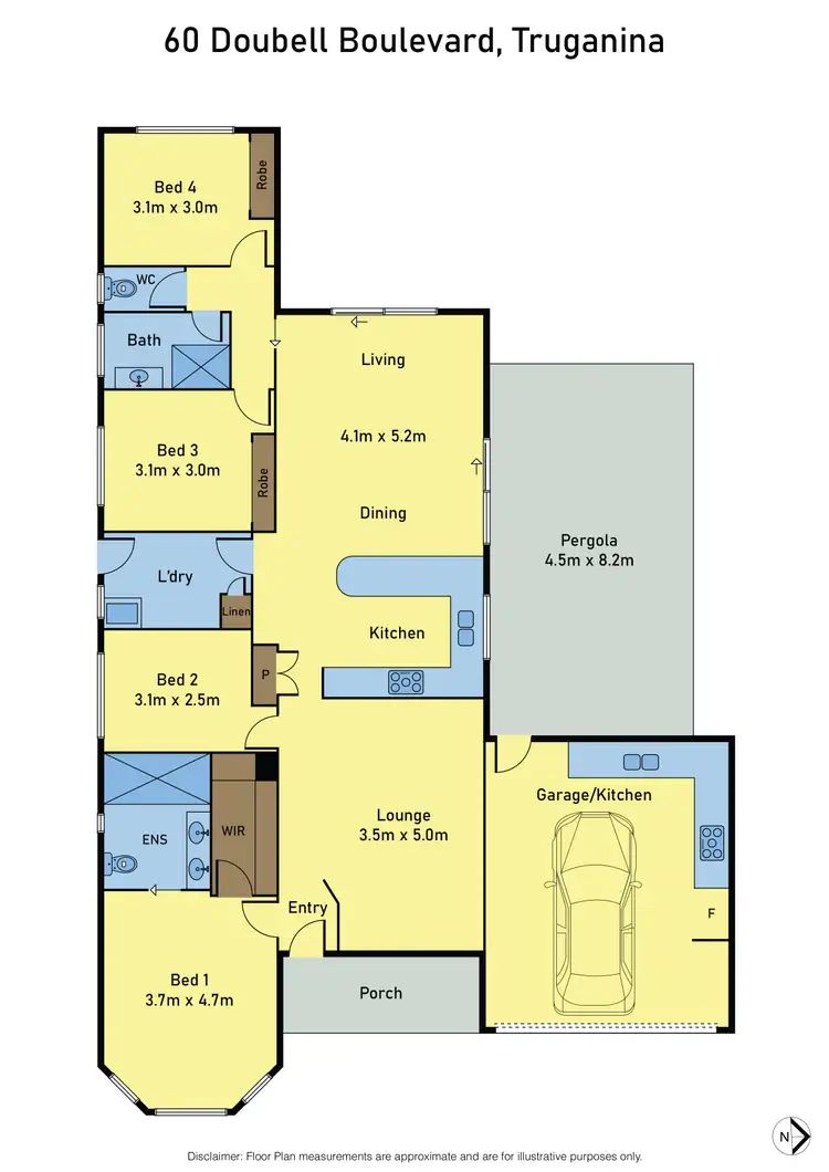 Floorplan of Homely house listing, 60 Doubell Boulevard, Truganina VIC 3029