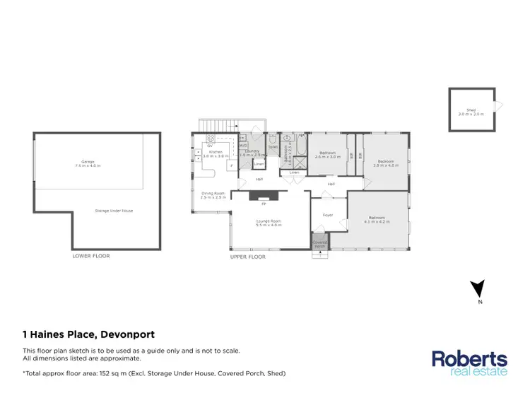 Floorplan of Homely house listing, 1 Haines Place, Devonport TAS 7310