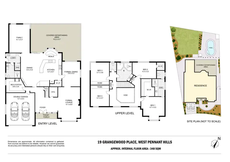 Floorplan of Homely house listing, 19 Grangewood Place, West Pennant Hills NSW 2125