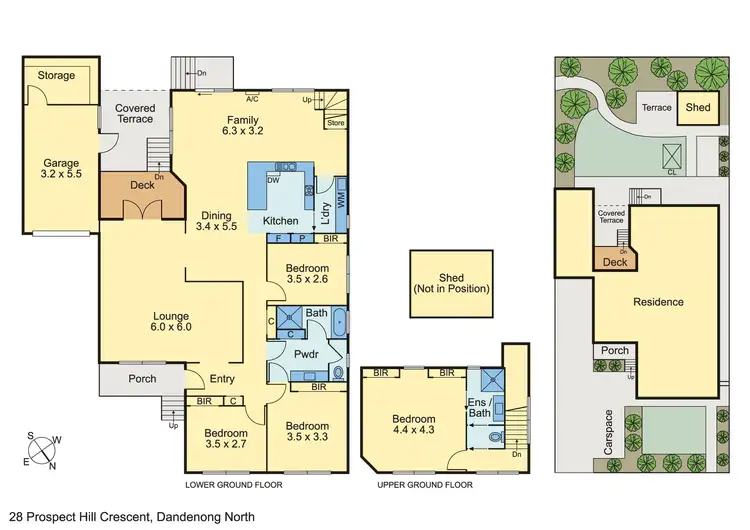 Floorplan of Homely house listing, 28 Prospect Hill Crescent, Dandenong North VIC 3175