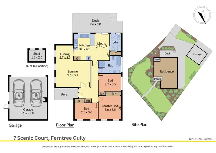Floorplan of Homely house listing, 7 Scenic Court, Ferntree Gully VIC 3156
